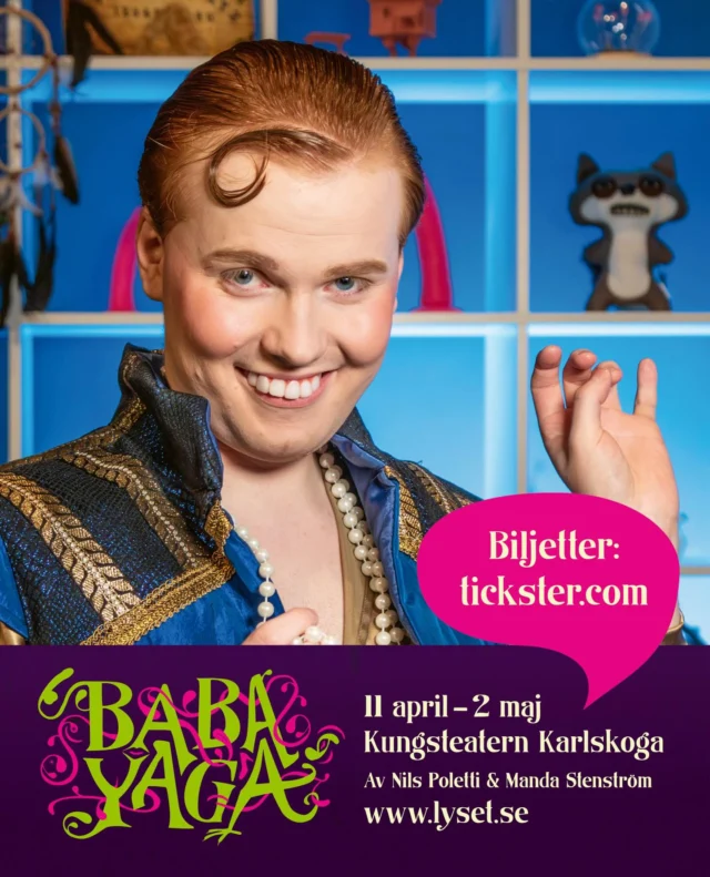 .
👑 ”Respektera mig!!!!!” 👑

Prins Ragnvald den tredje är frustrerad över att hans omgivning inte verkar respektera honom, han ska ju faktiskt bli kung! 

Han söker stöd hos Baba Yaga men verkar inte riktigt få som han vill, inte ens soffan i terapirummet respekterar honom. 🛋️

👉 lyset.se

(Prinsen spelas av Simon Tarakkamäki. Föreställningen rekommenderas från 13 år)

‼️ PREMIÄR IMORGON LÖRDAG 11 APRIL ‼️

#babayaga #teaterföreningenlyset #kungsteatern #karlskoga