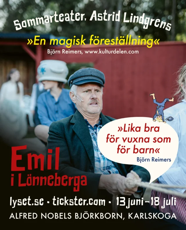 🍃 På fredag är vi äntligen tillbaka igen! 🍃

👉 lyset.se

#emililönneberga #teaterföreningenlyset #karlskoga #björkborn