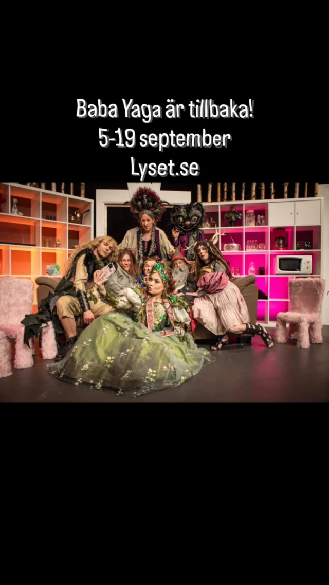 😈 Baba Yaga är tillbaka, biljetter ute NU! 😈

På begäran!

Under endast två veckor i september kommer Baba tillbaka med sin mottagning på Kungsteatern i Karlskoga. Missa inte möjligheten att se den för första gången, eller upplev galenskapen igen.

Biljetter ute NU!

👉 lyset.se

#babayaga #teaterföreningenlyset #kungsteatern #karlskoga
